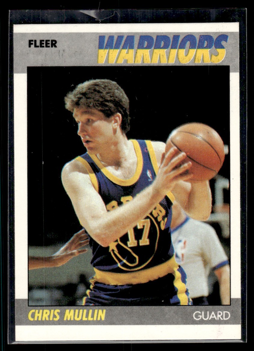 1987-88 Fleer Chris Mullin Golden State Warriors #77