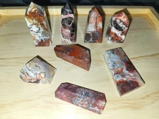 Mexican Lace Agate Towers & Freeforms