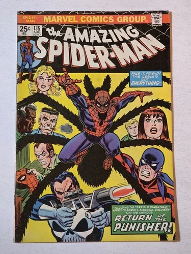Amazing Spider-Man Bronze Age #135 FN 2nd App The Punisher 1974 MVS The Thing