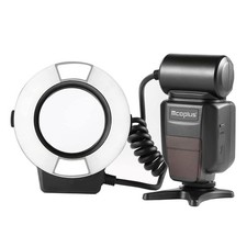 14EXT-C 5500K Macro TTL Ring Flash Lite with LED AF Assist Lamp for Canon E-T...
