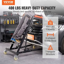 Automotive Top Creeper, Engine Creeper , 400 LBS Capacity High Top Creeper, 4 Sw