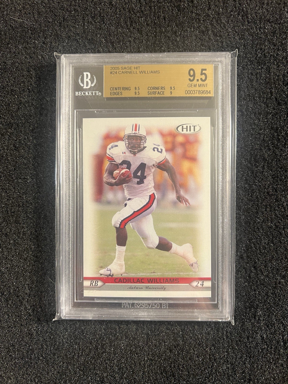 Cadillac Williams SA-GE Hit #24 Base