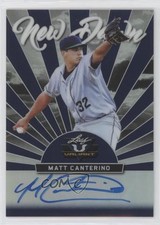 2019 Leaf Valiant New Dawn Blue Prismatic 2/25 Matt Canterino #ND-MC1 Auto 0ie5