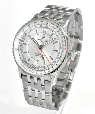 Breitling Navitimer Automatic GMT 41 (ungetragen) Herrenuhr-24,2%gespart!