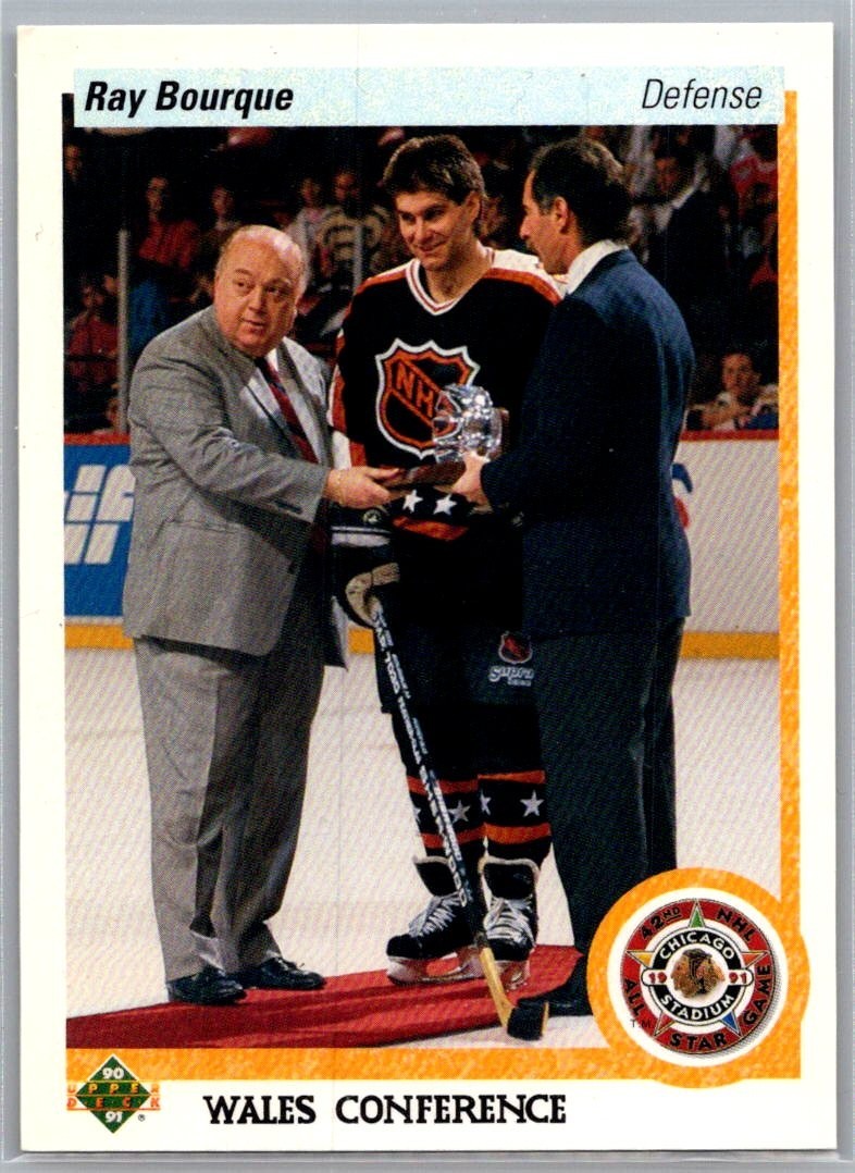 1990-91 Upper Deck Ray Bourque #489 Boston Bruins