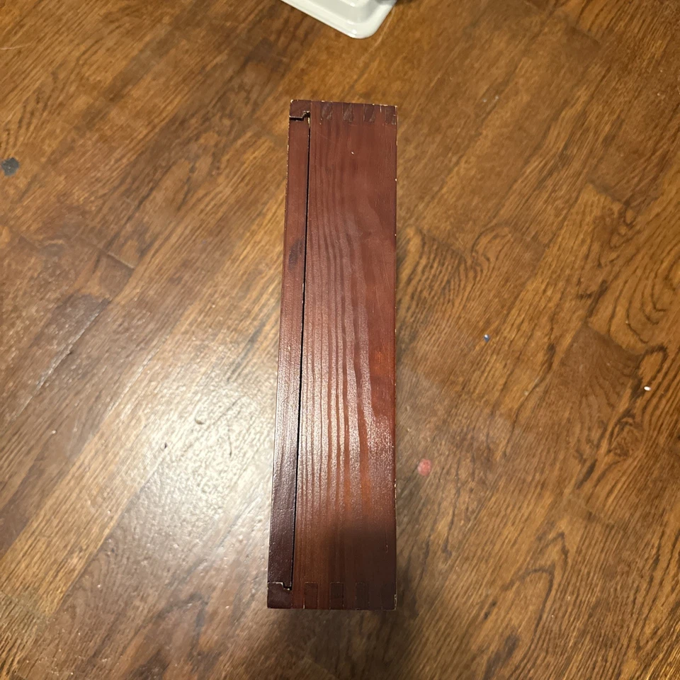 Vintage Game Collection Stratego Wooden Box Bookshelf Board Game Complete - Image 3 of 4