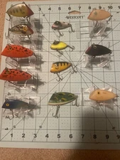 12 Lot Various Bayou Boogie Pico Perch swimmin minnow Swanee rare colors vintage