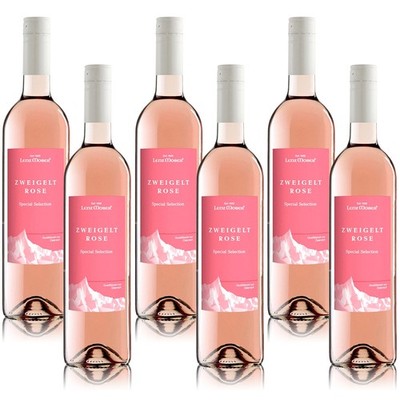 Lenz Moser Zweigelt Rosé Special Selection, trocken, sorten. Weinpaket (6x0,75l)