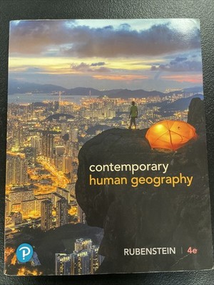 Contemporary Human Geography by James Rubenstein (2018, Trade Paperback)