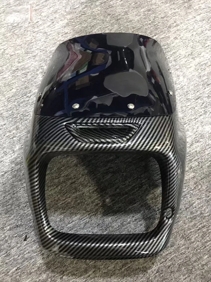 Carenado de faros de nariz superior delanteros de fibra de carbono para KAWASAKI ZRX1100 ZRX1200 Foto 4 de 4