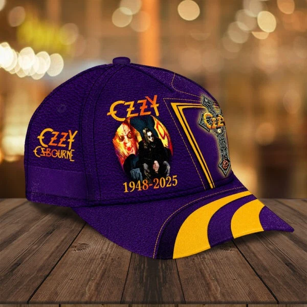 B.lack Sabbath x Ozzy Osbourne Classic Cap | Classic Rock Fan Hat