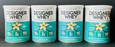 4x Designer Whey, Natural 100 Whey Protein Powder, French Vanilla, BB: 12/2026 
