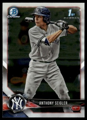 2018 Bowman Draft #BDC-65 Anthony Seigler Chrome