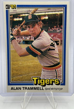 Alan Trammell 1981 Donruss Baseball - Card# 5