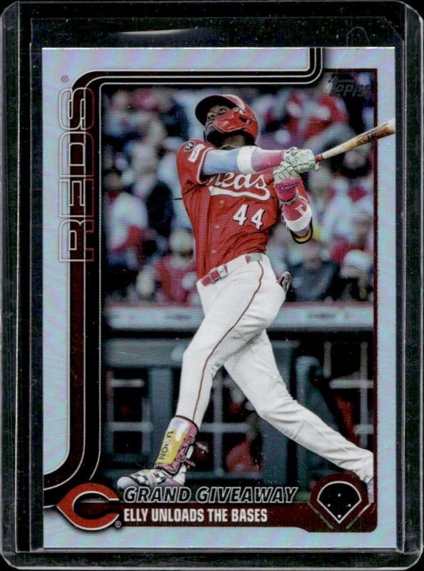 2025 Topps Update Elly De La Cruz RC Rainbow Foil Season Highlight #US235 Reds