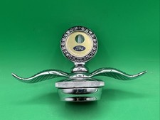 Model A Ford Flip Top Wing Radiator Cap Motometer Hood Ornament 1930 1931