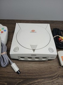 SEGA Dreamcast HKT-3020 Console White Controllers & Memory Tested Fast Shipping!