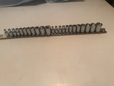NEW Craftsman 1/4" DRIVE 23 PC METRIC & SAE 6 POINT STD SOCKET SET + RAIL