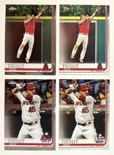 MIKE TROUT - 2019 TOPPS and TOPPS CHROME - BASE and ALL-STAR GAME