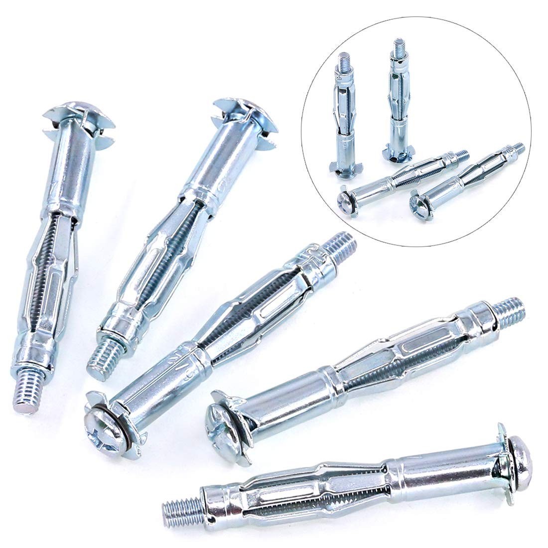 PLASTERBOARD FIXINGS HEAVY DUTY HOLLOW WALL CAVITY ANCHORS BROLLY METAL PLUG