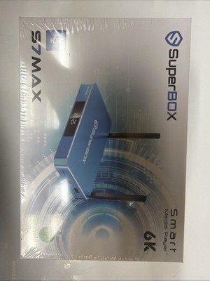 SuperBox S7 Max Smart Media Player 6K Android 12 Dual Wi-Fi 6 TV Box NEW