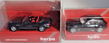 2 BMW Z 3 Vitrinenmodelle von Herpa in OVP 1:87 aus privater Sammlungsauflösung