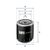 UFI ÖLfilter 23.127.00 FüR Alfa Romeo Alpine Chrysler Daihatsu Dodge