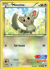 Minccino (87) 87/124 Common XY - Fates Collide Pokemon NM/LP