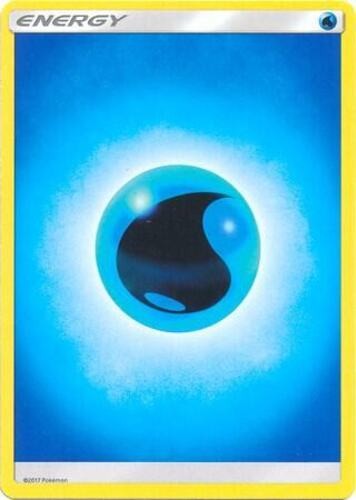 Pokémon TCG Water Energy Sun & Moon 2017 Basic Unnumbered NM/M