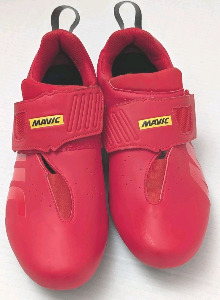 Mavic Cosmic Elite Tri Shoes Size 7.5 Red | eBay