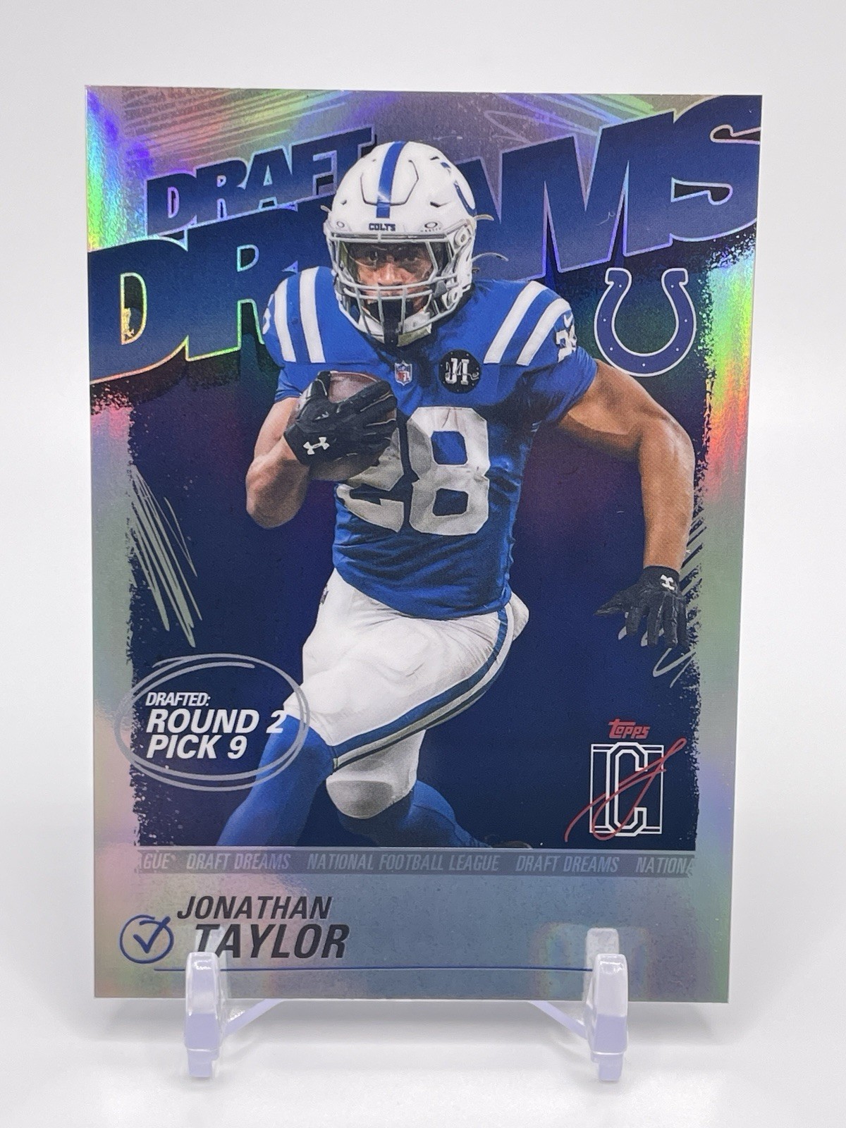 2025 Jonathan Taylor Case Hit Topps Draft Dreams! Colts