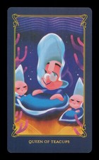Queen Of Teacups Alice In Wonderland Tarot Card Single
