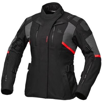 Modeka-ladies motorcycle textile jacket 48-striker III-black-dark grey