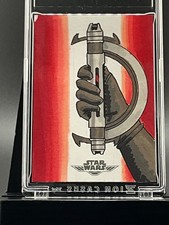 Topps Star Wars The Grand Inquisitor's Lightsaber Sketch Card