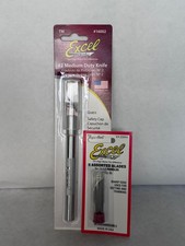 Excel #2 Medium Duty Precision Hobby Knife #16002 + 5 Assorted Blades USA New