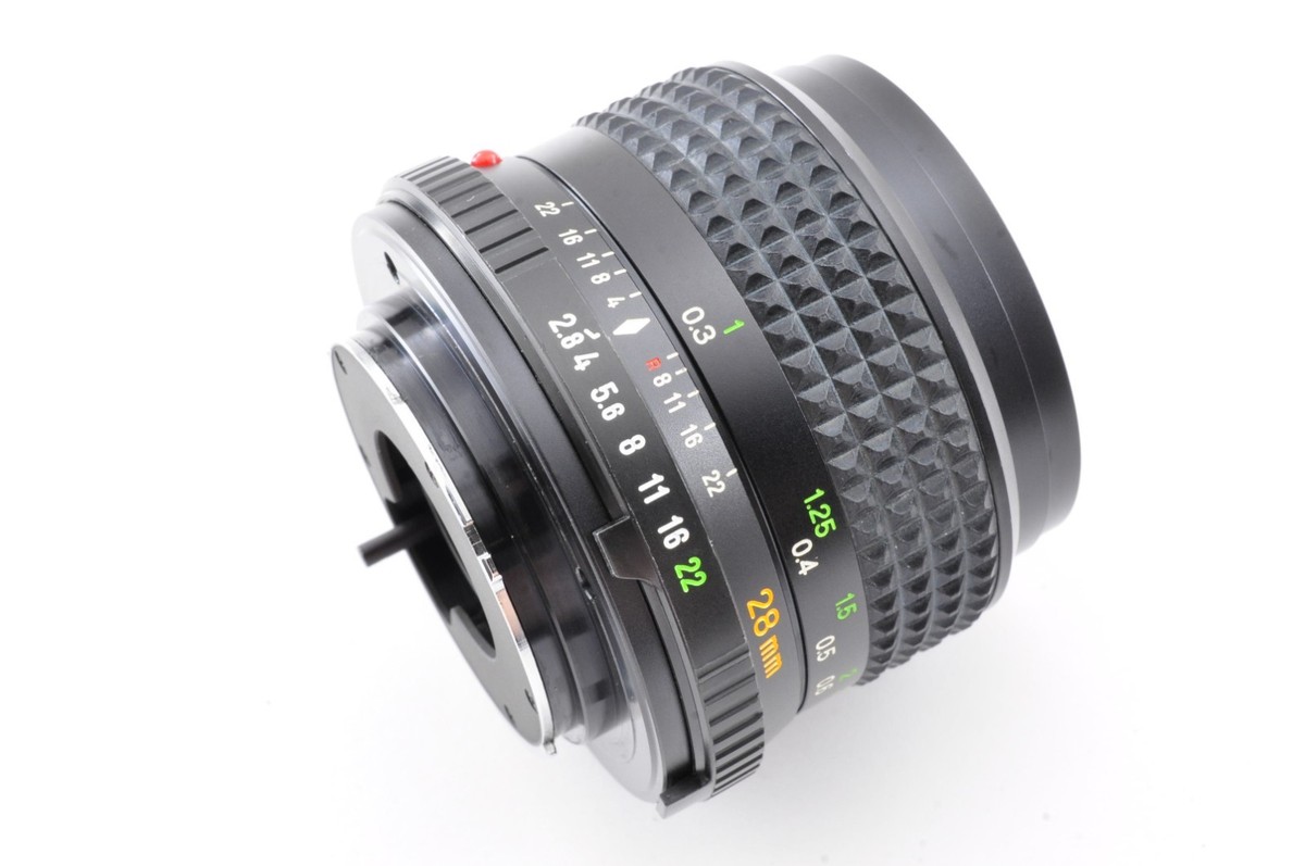 Minolta MD W.ROKKOR 28mm f2.8 Wide Angle MF Lens [EXC+++++] #25293
