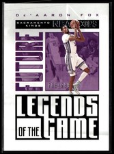 2020-21 Future Legends of The Game De'Aaron Fox 708/999 Sacramento Kings #13