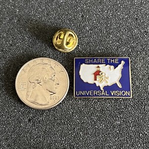 Share The Universal Vision Education Pin Pinback #44770