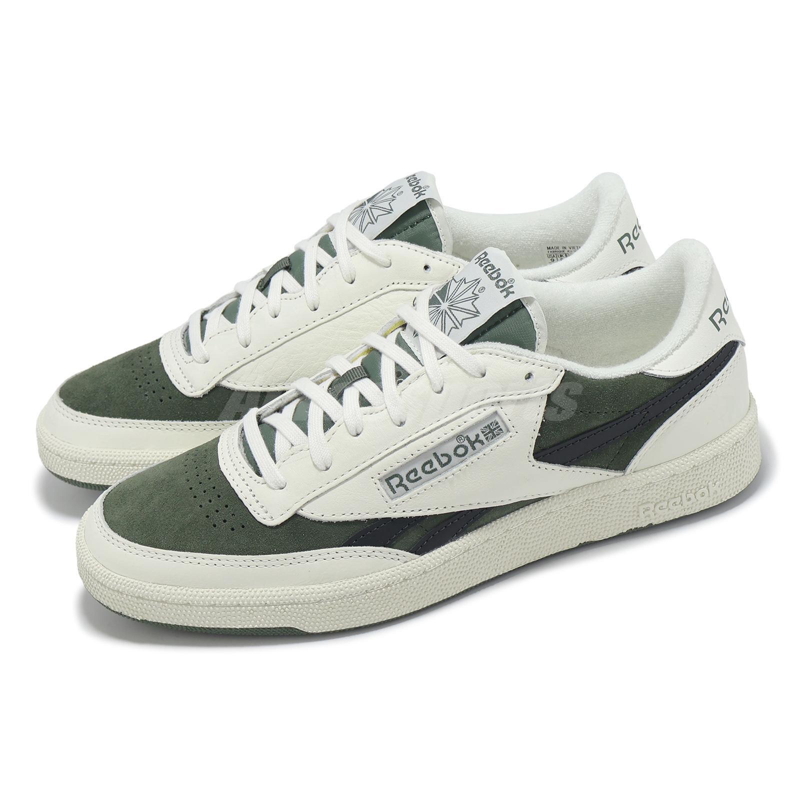 Мужская повседневная обувь Reebok Club C Revenge Vintage II 2 Цвет мел Зеленый черный 100221099 22390₽