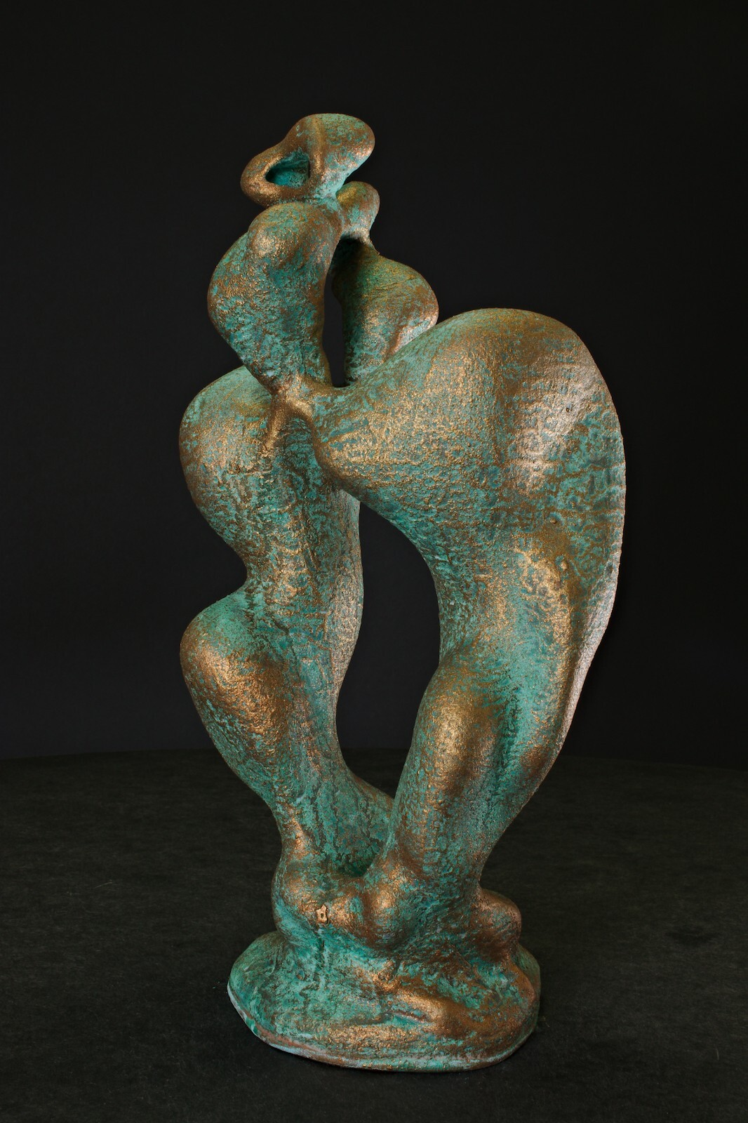 Skulptur Original signiert "Castor" Kunst by Prof. em. Loeschner-Gornau