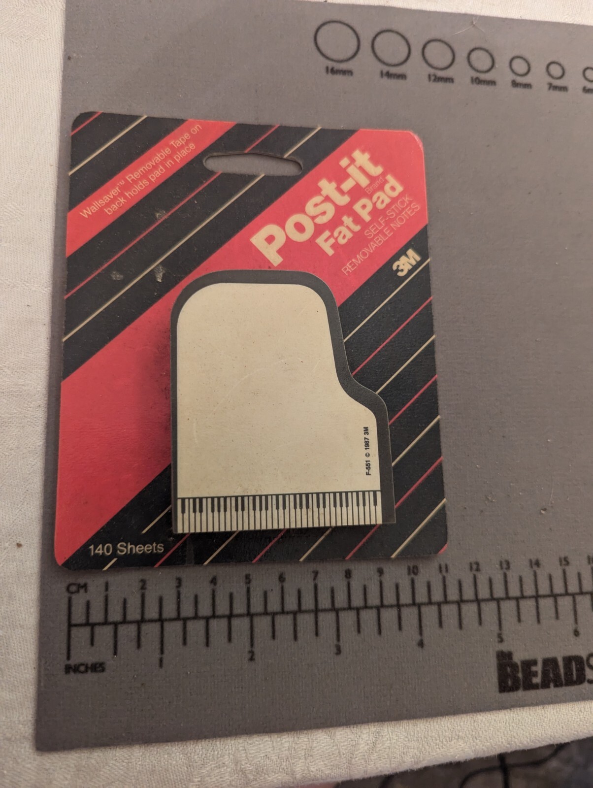 Vintage Piano Sticky Notes - Retro Music Design, 160 Sheets, New!-image