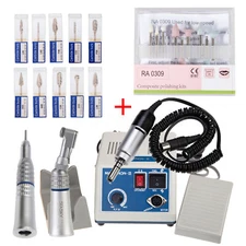 Marathon  Lab Electric Polishing Micromotor 35K RPM Handpiece Motor Burs