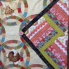 Handmade Safari Baby Quilt   Elephant, Lion, Monkey, Giraffe, Tiger   Zoo Theme