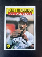 1986 Topps - All Star #716 Rickey Henderson