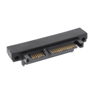 2 x InLine SATA Adapter Stecker / Buchse 22pol. 15+7 aufwärts gewinkelt