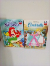 2x The Little Mermaid 1993 Disney's Wonderful World of Reading Cinderella 1995