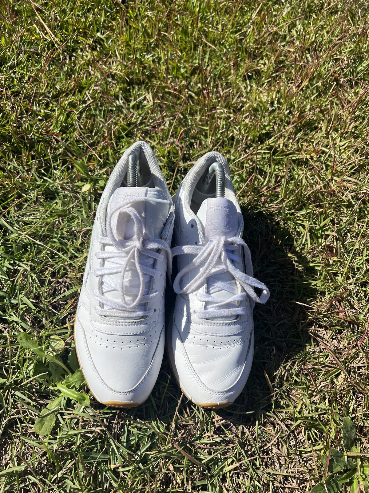 reebok classic leather white womens shoes