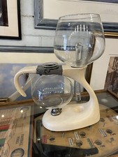 Cona REX Syphon Coffee Maker 1950s rare Burner model with filter rod Abram Games