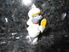 Poodle Dog Clip Charm for keys, fob, bracelet, backpack, zipper pull