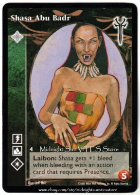Shasa Abu Badr Ishtarri Legacies of Blood V:TES VTES Vampire CCG